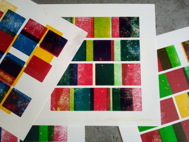 Square colours experiments